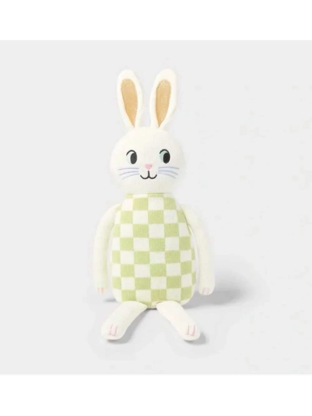 Target Easter Knit Bunny White and Green - Spritz™ Mantel Shelf Decor